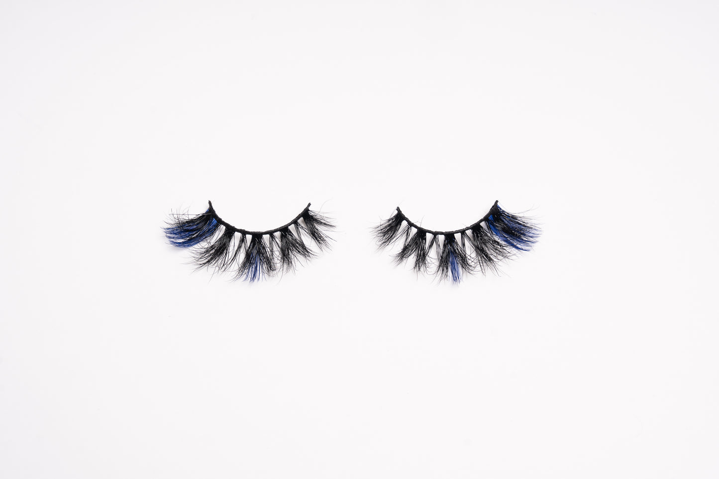 Blue Coloured Faux Mink Lashes